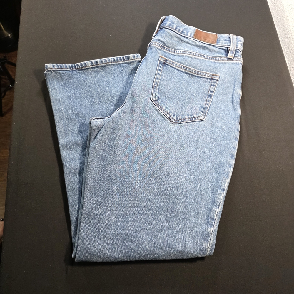 Lands' End Light‎ Blue Denim Jeans, Women's Size 10 Petite